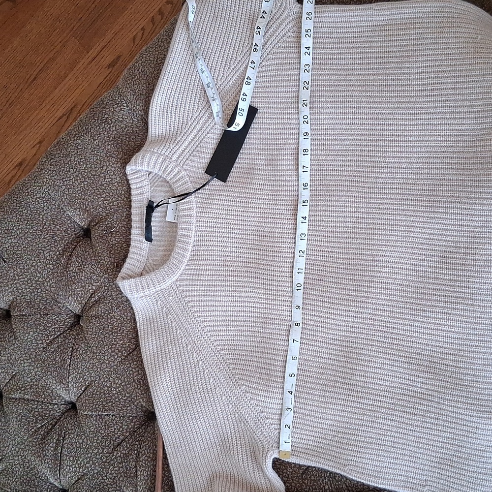 NWT Jenni Kayne Cashmere Fisherman Knit Sweater - Picture 9 of 10